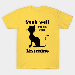 Funny Cute Cat Lovers Memes T-Shirt